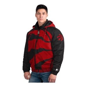 BRAND NEW men toronto raptors basketball starter insulated jacket size XL